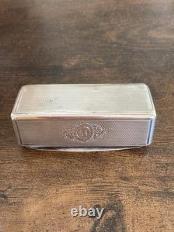 Ancienne Boîte Argent Massif & Vermeil Orfèvre Antoine GRICOURT XIXe 50g