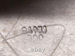 Ancienne Boite Coffret Vermeil Or Sur Argent Massif Émaille Enamel Russe 84