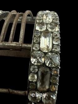 Ancienne Boucle De Chaussure 18 eme Siecle Argent/Acier Époque Louis XVI