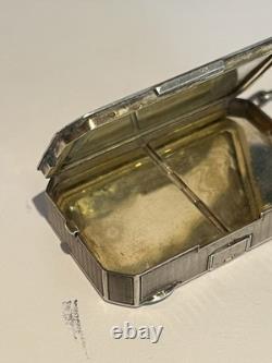 Ancienne Bourse Minaudière Bijoux De Sac Argent Massif Raté