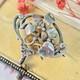 Ancienne Broche / Coulisseau De Sautoir Art Nouveau Argent (r&eacute;f. 00002-02464)