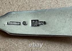 Ancienne Cuillere Argent Massif Russie 1873