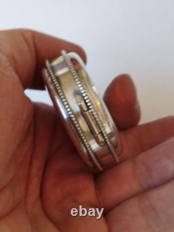 Ancienne Custode En Argent Massif Français Minerve Intérieur Vermeil 20eme