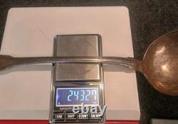 Ancienne Louche Argent Massif Poinçon 1er Coq Grosse Garantie Paris Modèle Filet