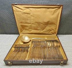 Ancienne Ménagère Cristofle Signée Ercuis Métal Argenté ou Massif en Coffret