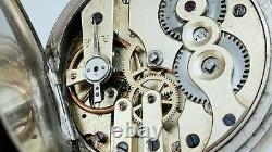Ancienne Montre De Gousset Complications Jour Heures À Réviser Old Vintage Watch