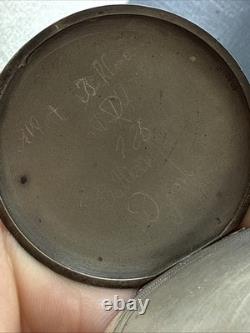 Ancienne Montre Gousset Argent Massif Remontoire Pour pièces Art Nouveau