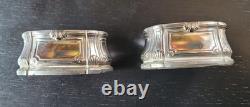 Ancienne Paire de Salerons en Argent massif