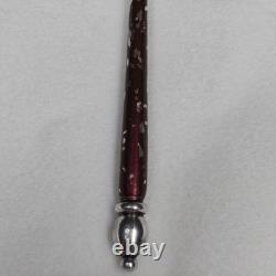 Ancienne Petite Cuillère En Argent Russe, Polychrome