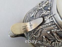 Ancienne Tasse Argent Massif Grèce Trésor De Vaphio Greek Silver Cup