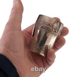 Ancienne Timbale en Argent Massif 57g Indochine vers 1950