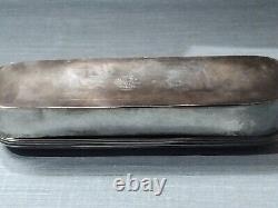 Ancienne boite Argent Massif Louis Vuitton / accessoire malle de voyage 19 Ème