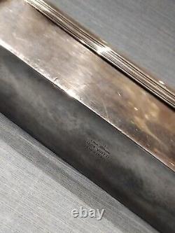 Ancienne boite Argent Massif Louis Vuitton / accessoire malle de voyage 19 Ème