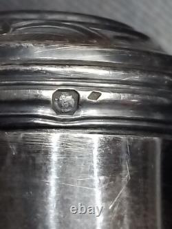Ancienne boite Argent Massif Louis Vuitton / accessoire malle de voyage 19 Ème