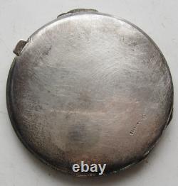 Ancienne boite à poudre argent massif sterling