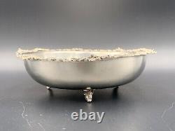 Ancienne coupe petit plat argent massif Vintage silver cup 194 g