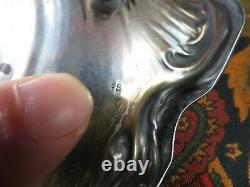 Ancienne ecuelle coupe style LXV en argent massif poincon etranger epXIXe silver