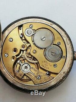 Ancienne montre a gousset suisse en argent massif