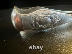 Ancienne pince à sucre en Argent Massif Longueur 14,5 Cm 55 Grammes