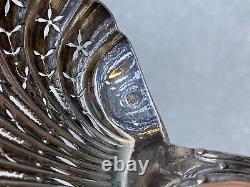 Ancienne saupoudreuse cuillère en argent massif minerve art nouveau 81gr