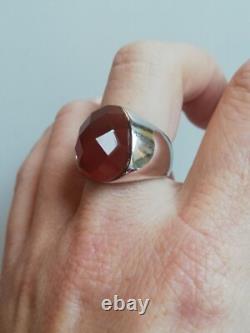 Bague Ancienne Argent Massif Silver 925 Jonc créateur Art Nouveau Déco