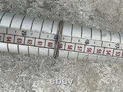 Bague Marquise ancienne ethnique Fin 19e Debut 20e argent massif taille 51,5 FR