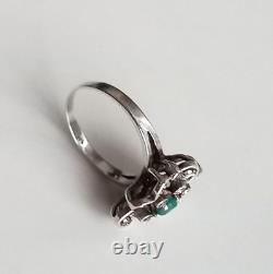 Bague ancienne style Louis XVI argent massif