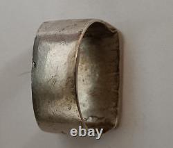 Bague ancienne, talisman, Argent, Unique, carré magique, Afrique
