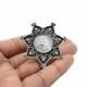 Bande Ancien Coeur Taille Bague 9 925 Argent Massif Handmade Bijoux C94
