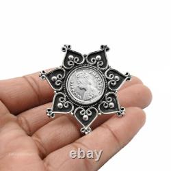 Bande Ancien Coeur Taille Bague 9 925 Argent Massif Handmade Bijoux C94