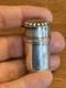 Boite à Fard En Argent Massif Du Xix Siècle Boîte à Maquillage Ancienne