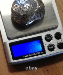 Boîte ancienne en argent, antique silver box