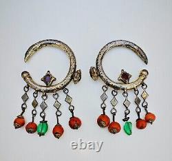 Boucles d'oreille anciennes berbère Maroc