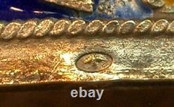 Bracelet Ancien Berbere Kabyle Argent Massif Email & Corail