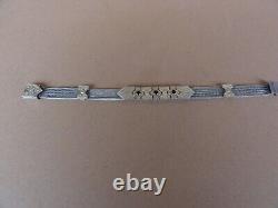 Bracelet ancien argent massif vermeil or