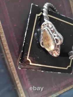 Bracelet argent massif ancien
