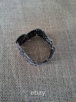 Bracelet argent massif ancien Tres Rare