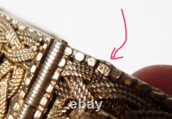 Bracelet argent massif turquoise Bijou ancien silver bracelet turquoise 74 gr