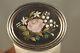 Broche Ancien Argent Massif Pietra Dura Inlay Antique Solid Silver Brooch