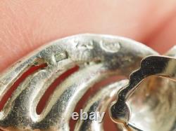 Broche Ancienne Bijou A Transformation Argent Massif Duet Earrings Brooch