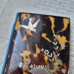 Carnet De Bal Ancien Milieu XIXè Victorian French Notebook Mid 19thC