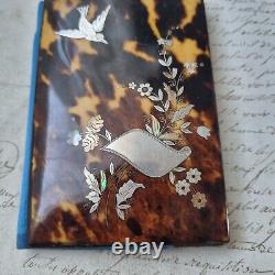 Carnet De Bal Ancien Milieu XIXè Victorian French Notebook Mid 19thC