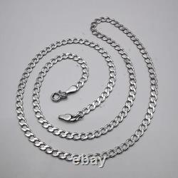 Chaîne Vintage en Argent Massif 925, Bijou Ancien Signé, 10,01g