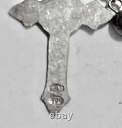 Chapelet Ancien 40 cm entièrement en argent massif 19 grammes