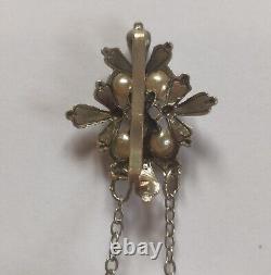 Châtelaine Miniature Ancienne, Vintage /Jouet, Dinette, Poupée/Argent Poinçonné