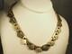 Collier Ancien Art Deco Argent Massif Vermeil Antique Silver Necklace