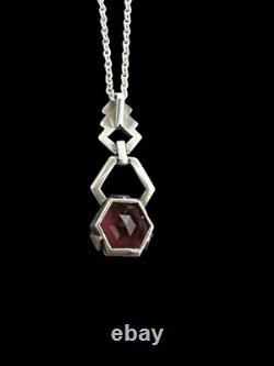 Collier En Argent Massif Art Déco Poinçonné 1920/1930 Vintage Ancien