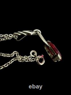 Collier En Argent Massif Art Déco Poinçonné 1920/1930 Vintage Ancien