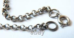 Collier PENDENTIF ART DECO argent massif necklace silver BIJOU ANCIEN vers 1925