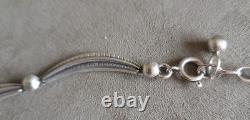 Collier ancien argent massif 800 K & L